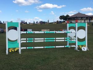 Wooden Teal Circle
